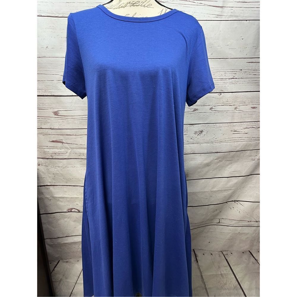 Lularoe small purple t shirt dress - 2589